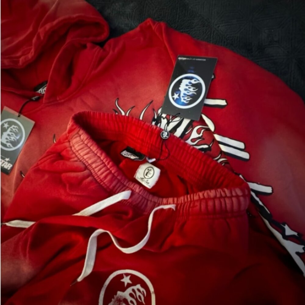 Red Hellstar Sweatsuit - Picture 2 of 4